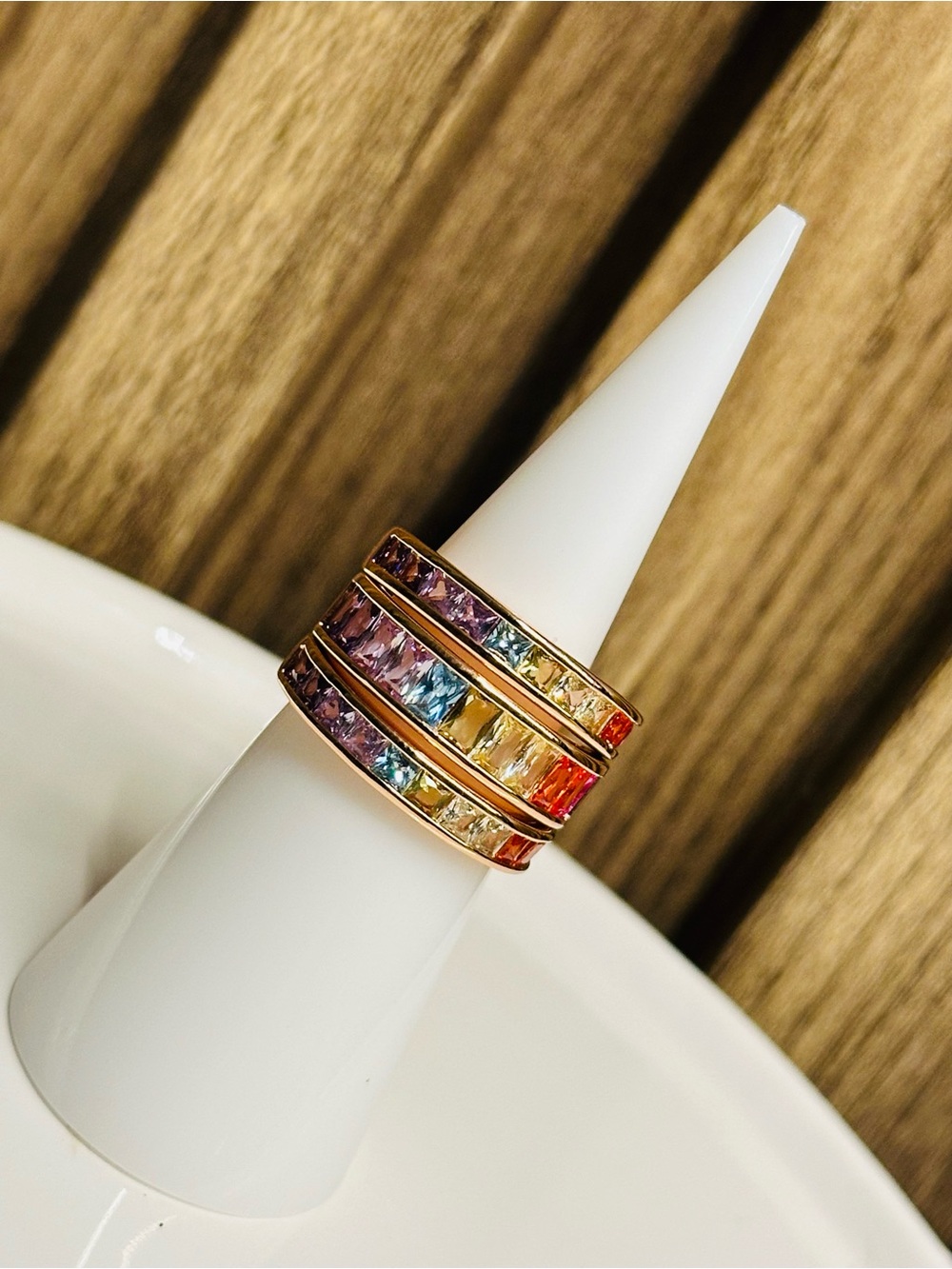 Bomb Party OG Ring size 6 “Show Yourself Compassion”Autism Awareness (3 rings)